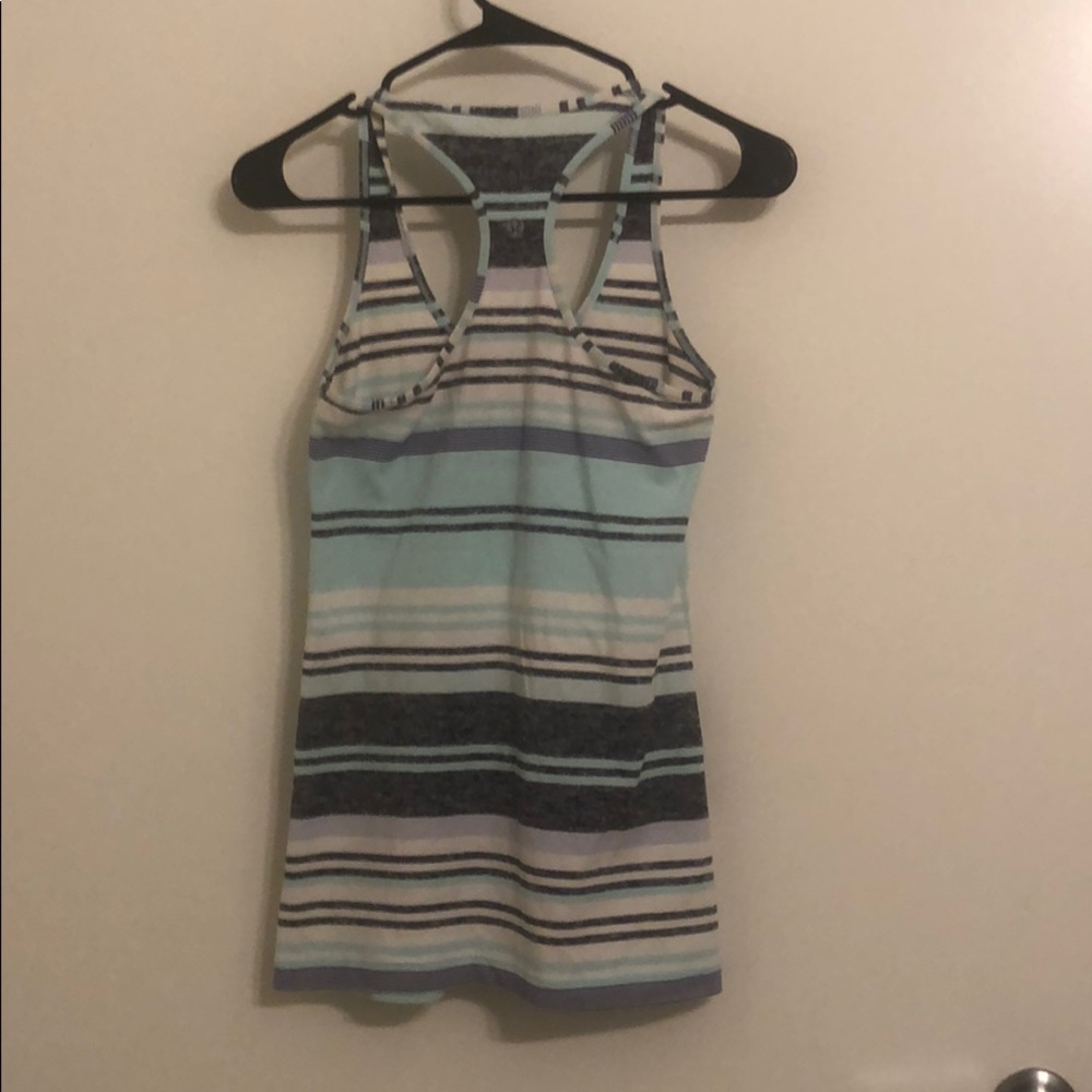 Multicolor striped lululemon racerback - Picture 4 of 5